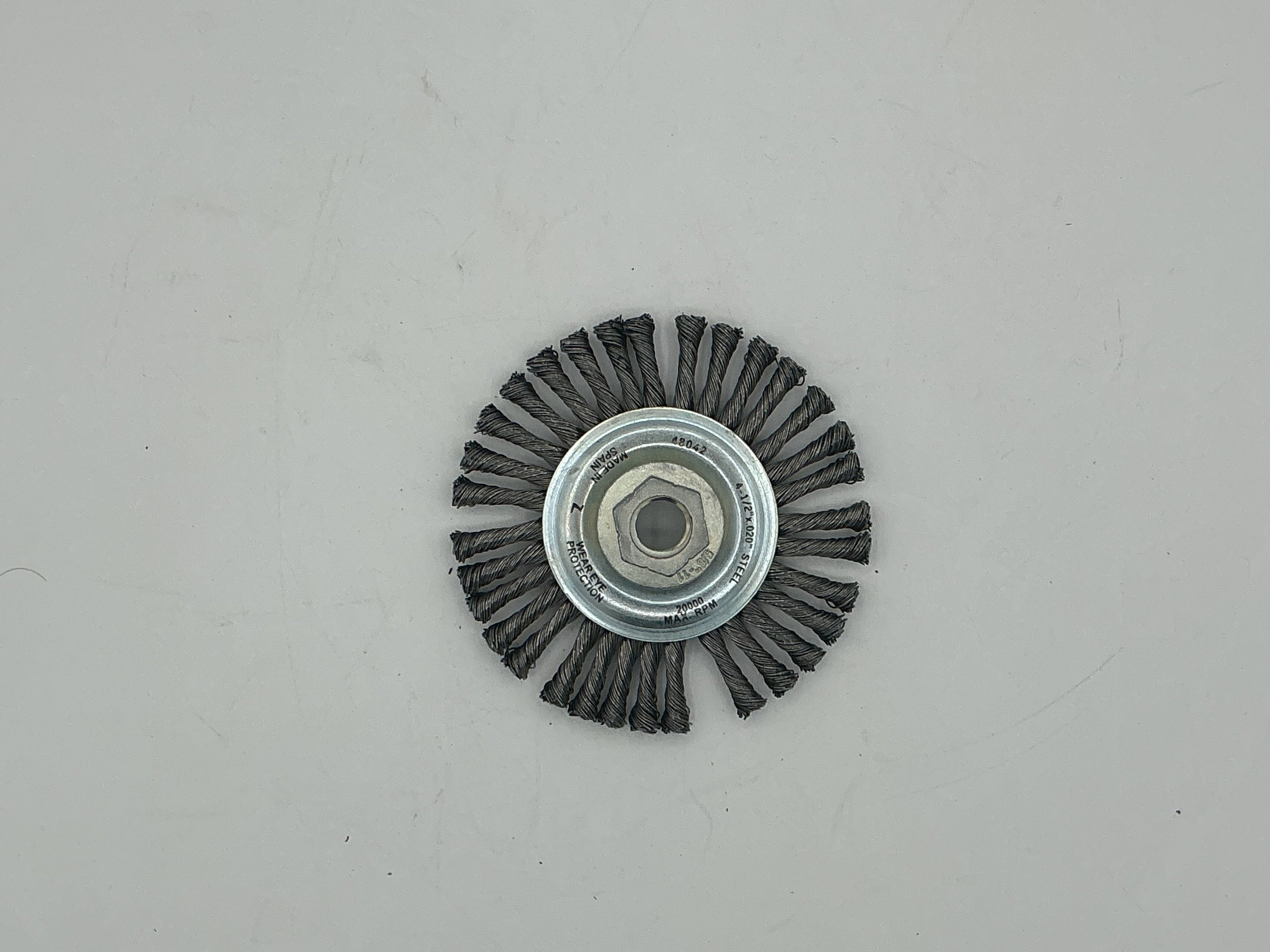 Carbon steel wire wheel