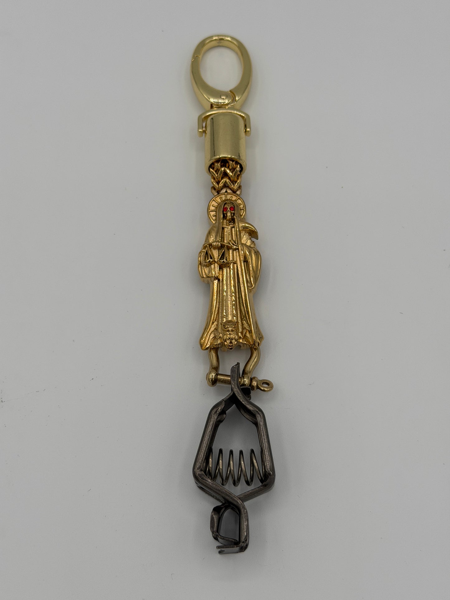 Santa muerte glove clip