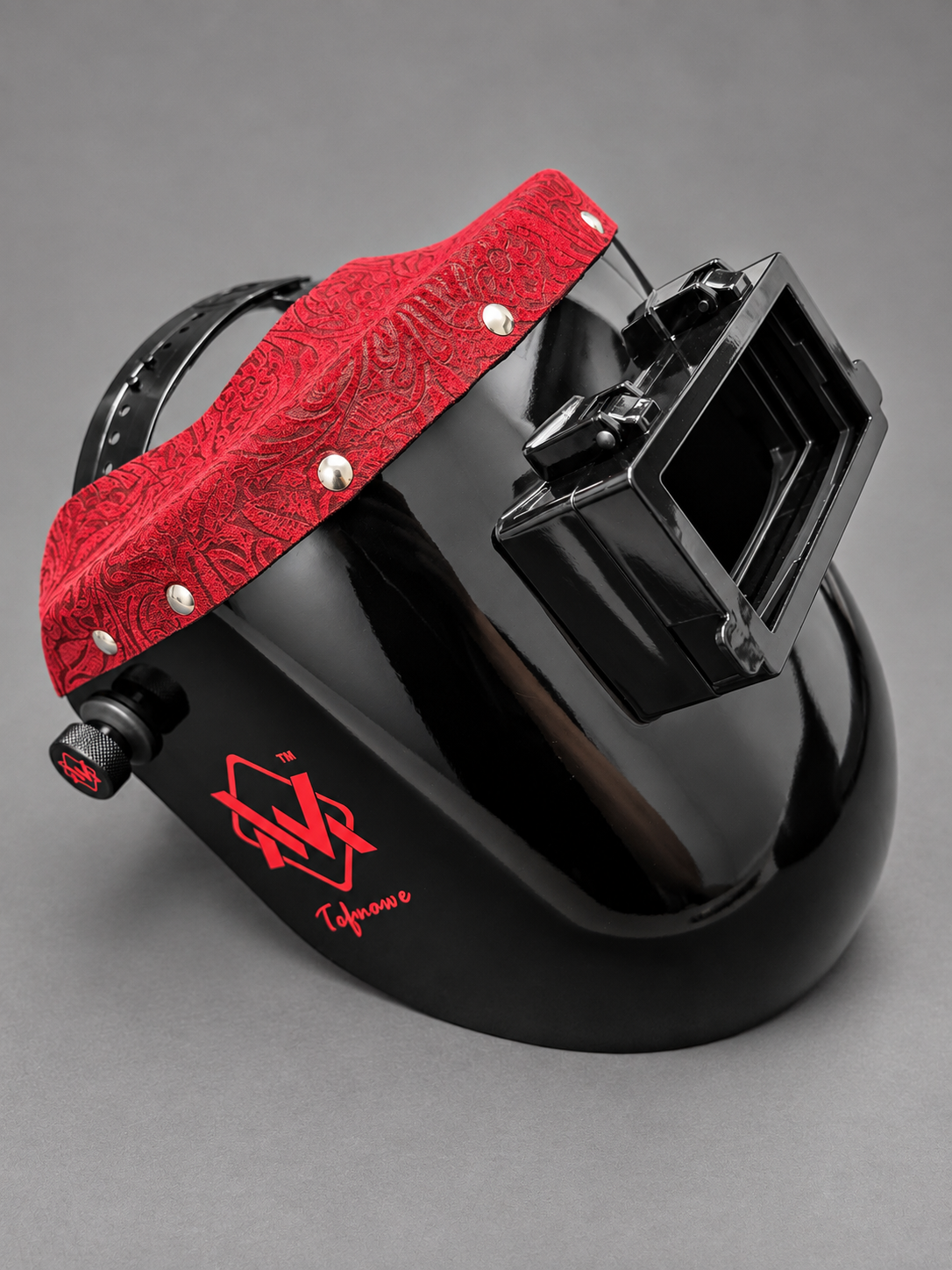 EliteWave Flip Lens Welding Hood - Red Floral