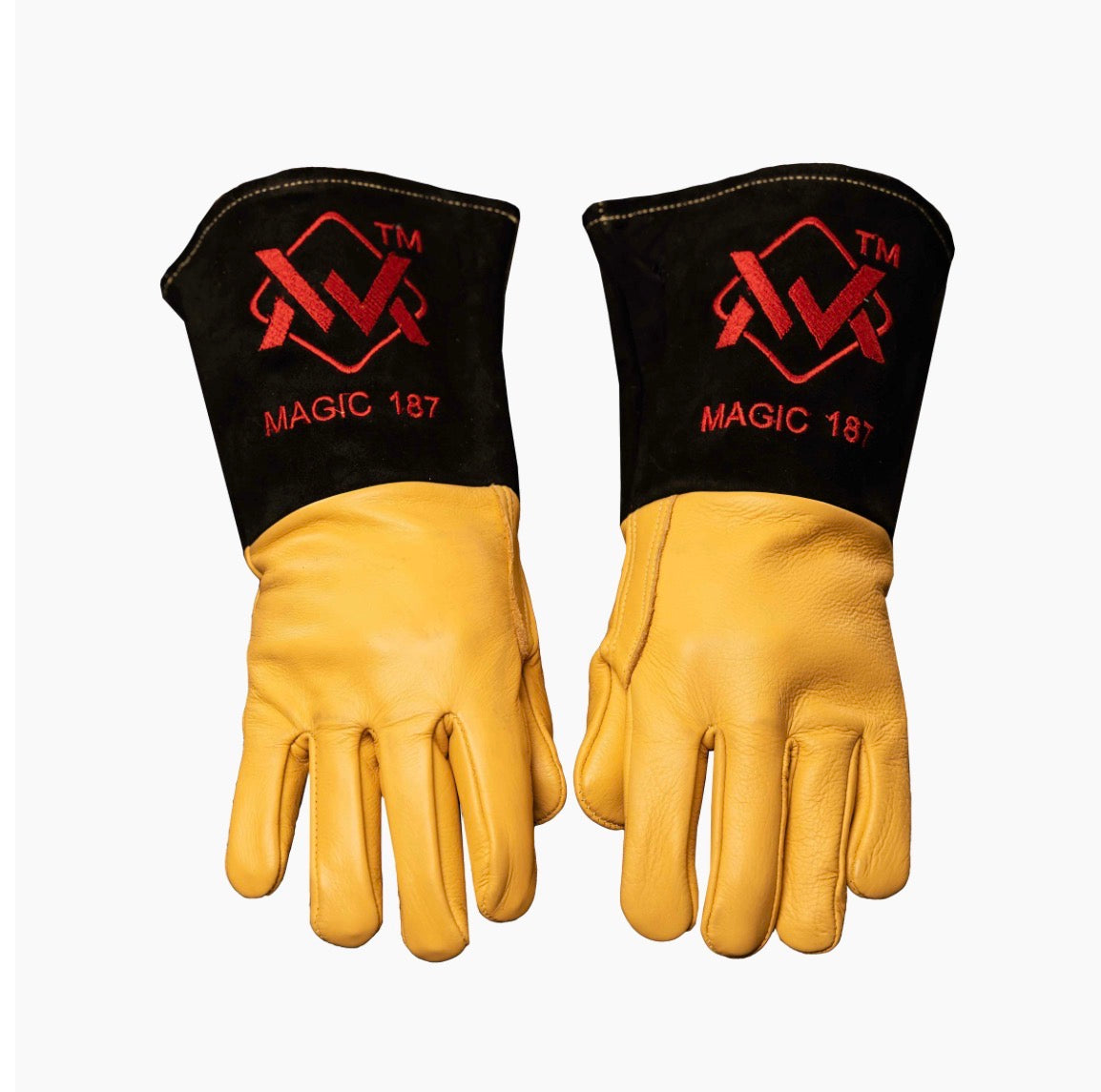 Hybrid TIG & Stick Welding Gloves - Yellow
