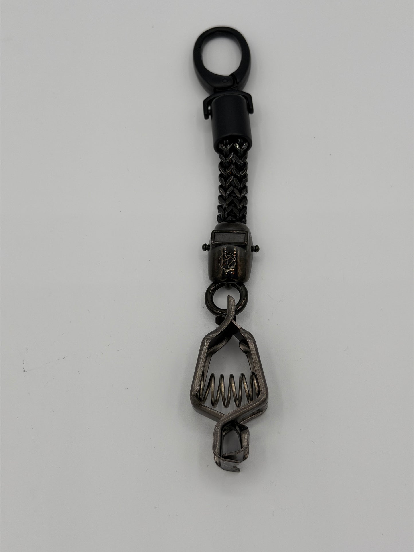 Black welder glove clip
