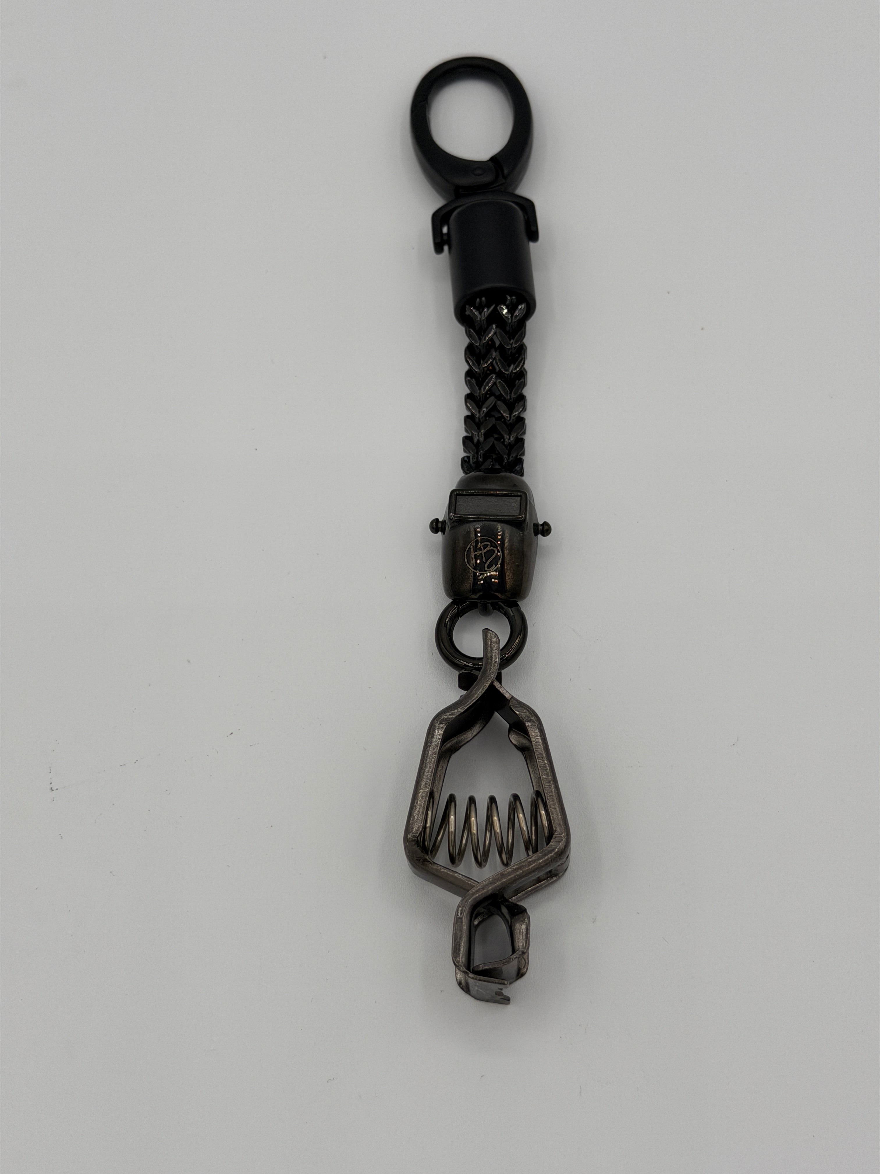 Black welder glove clip