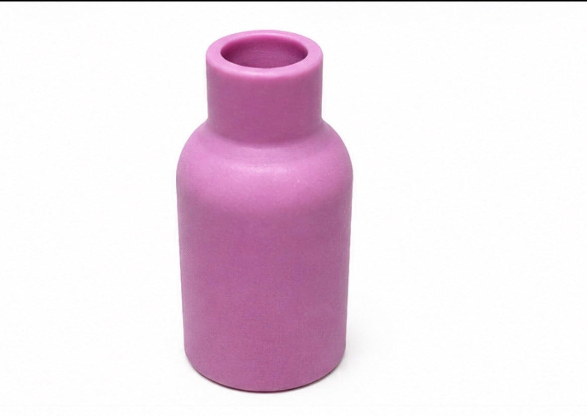 Pink ceramic cup