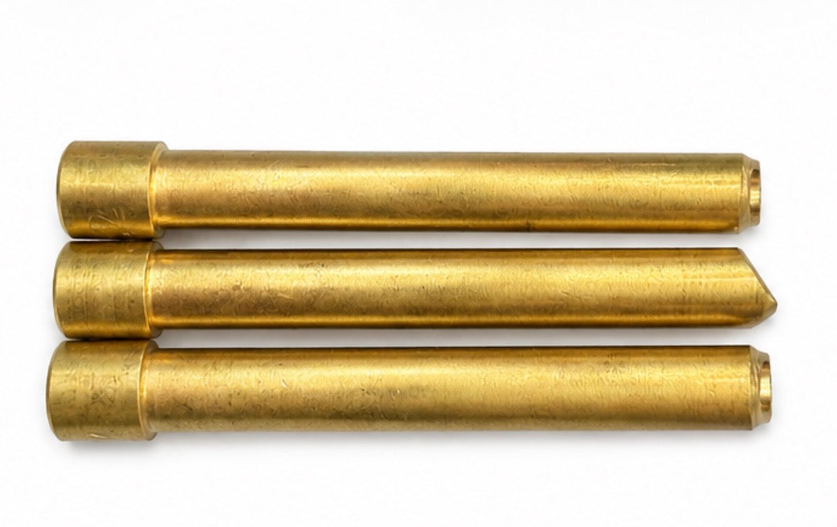 3 Brass collets